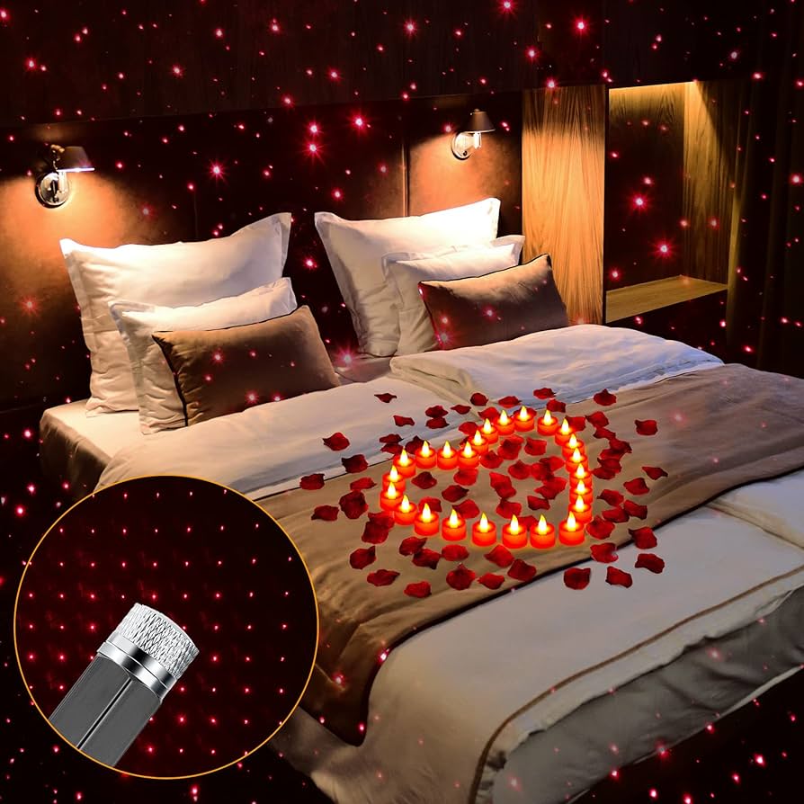 Velas aromáticas iluminando una habitación romántica