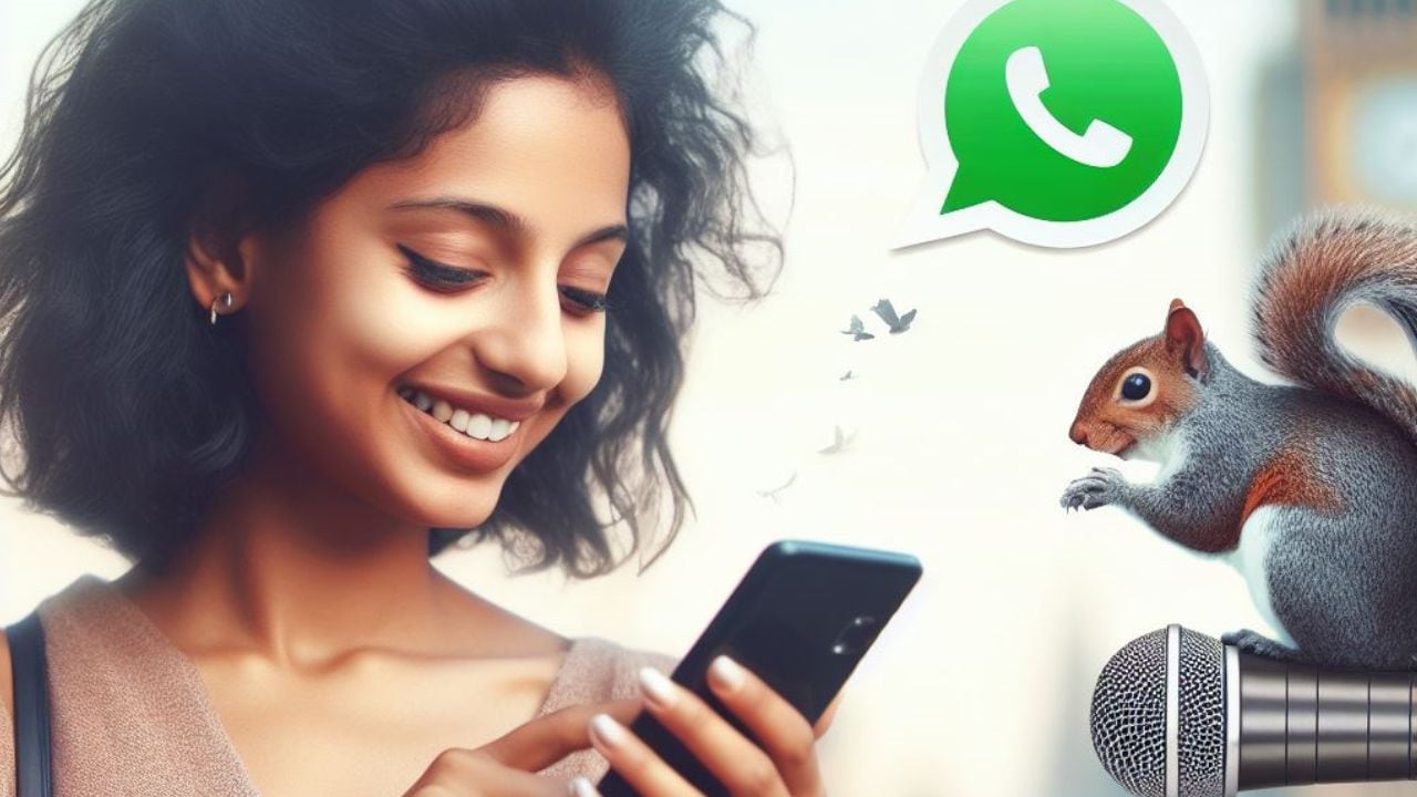 Qué tipo de bromas puedo hacer por WhatsApp 3 Persona enviando un audio divertido por WhatsApp