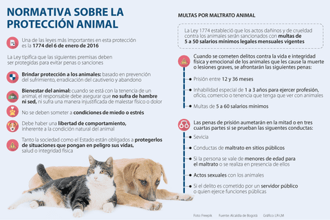 Comparativa de leyes sobre maltrato animal