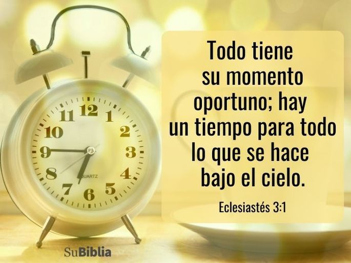 Eclesiastés 3:1 Explicado: Todo tiene su tiempo 4 Eclesiastés 3:1 Explicado: Todo tiene su tiempo