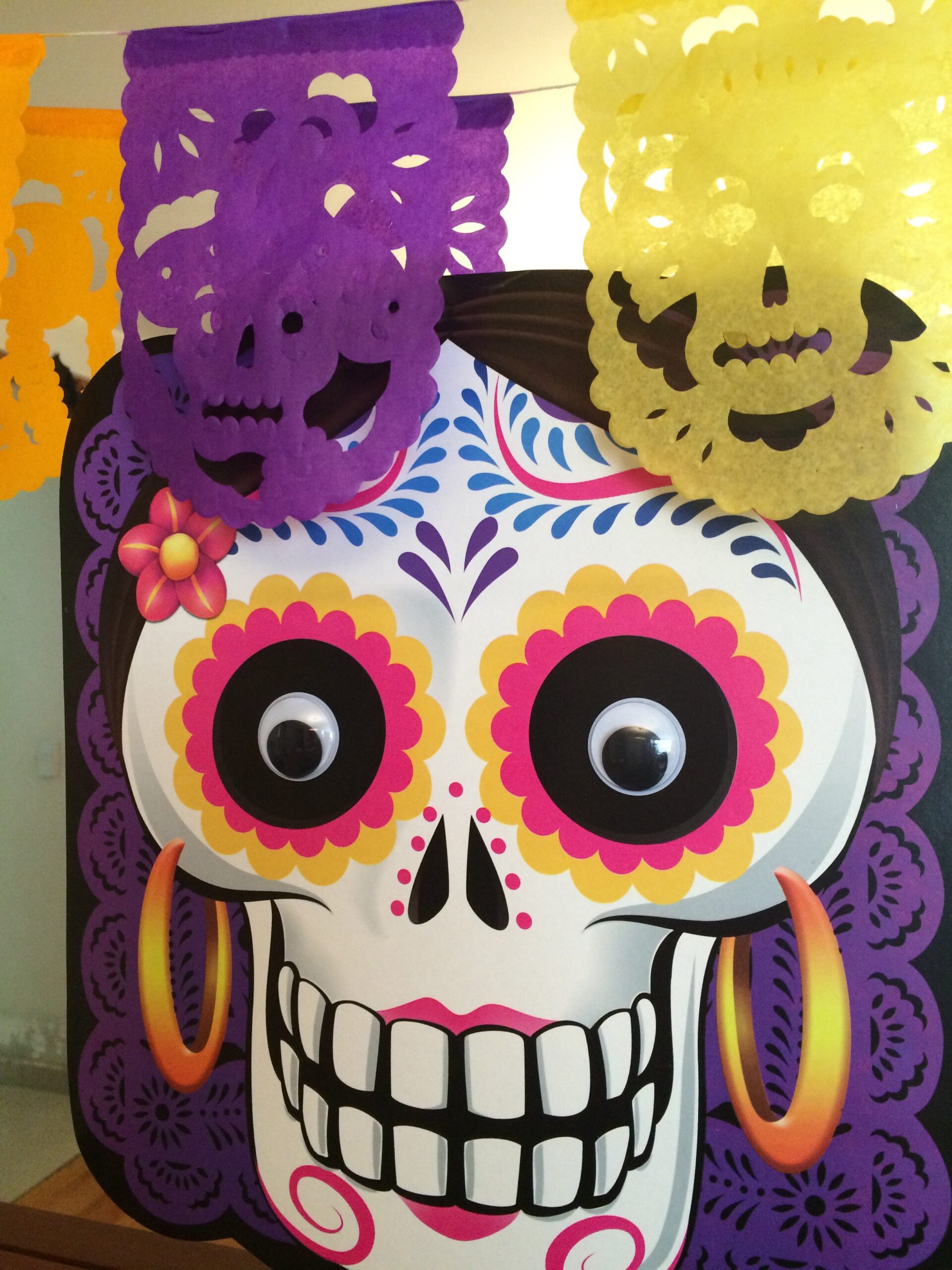 Comparación entre calaveras y calabazas