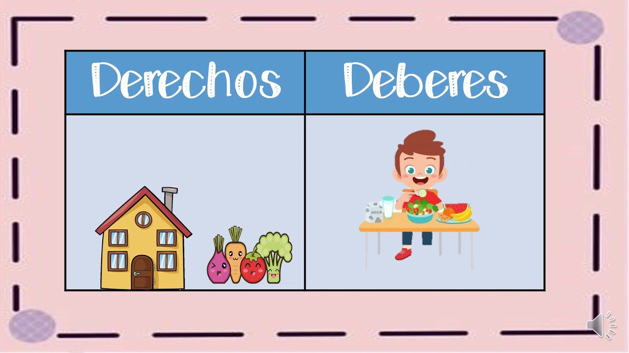 Niños aprendiendo sobre sus derechos en clase