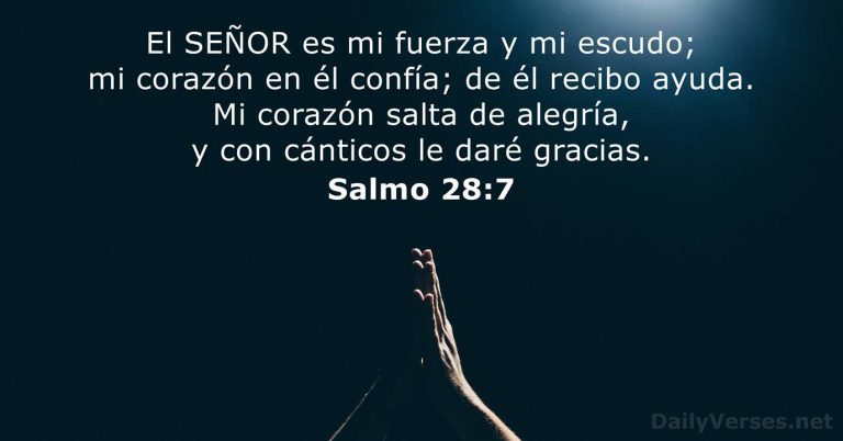 Salmo 28:7 - Refugio y Fortaleza en la Fe