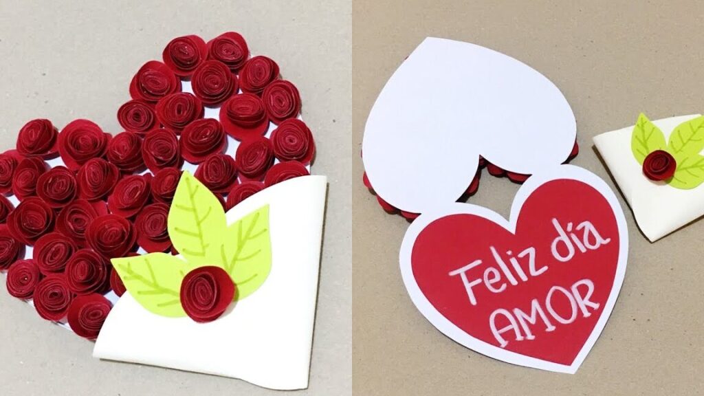 un ramo de flores con una tarjeta de mensaje romantico