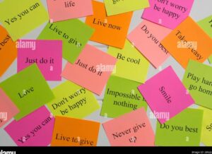 Frases inspiradoras para celebrar un día especial 2 una imagen con palabras motivadoras y coloridas en un fondo blanco