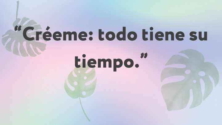 una imagen con un fondo colorido y alegre que incluya una frase motivadora escrita en letras llamativas