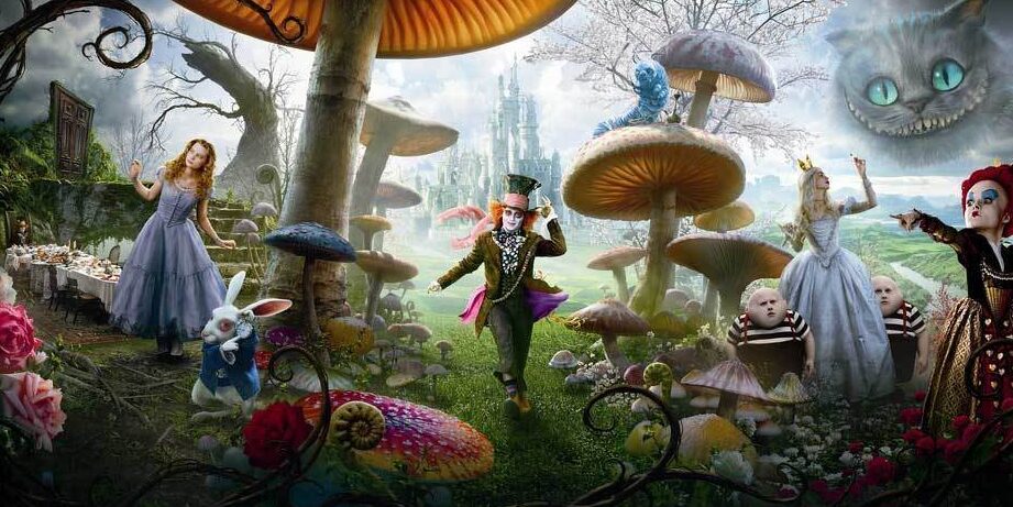 Frases icónicas de Alicia en el país de las maravillas» de Tim Burton»