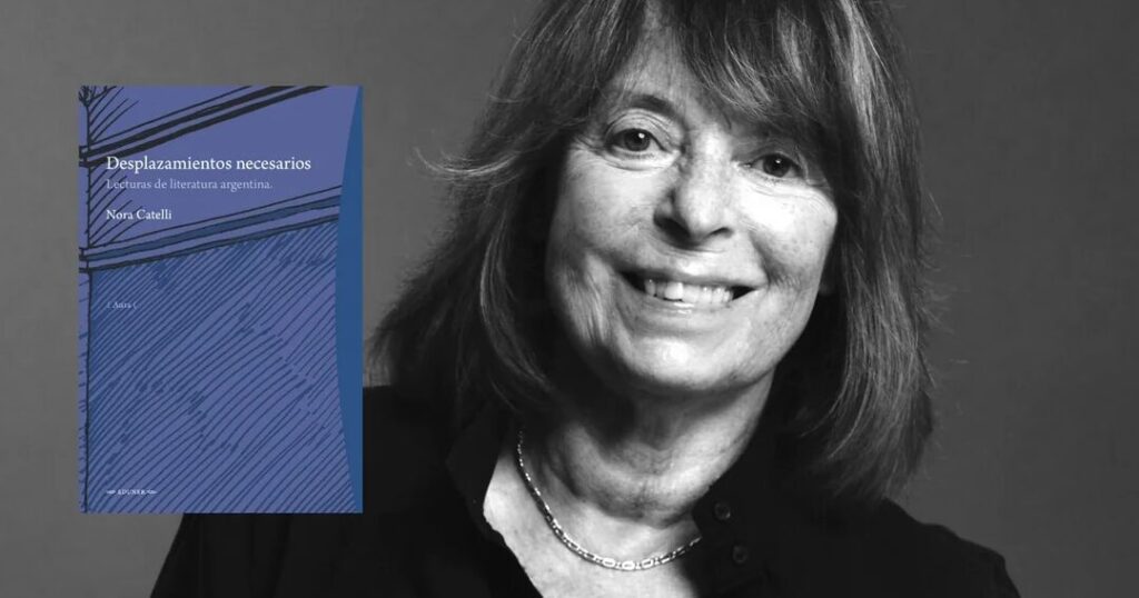 una imagen de victoria ocampo sosteniendo un libro y con una mirada reflexiva