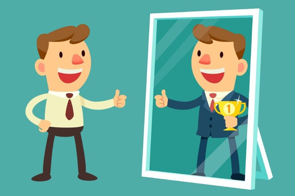 una persona diciendo no con seguridad y confianza